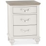 Ashley Grey Washed Oak & Soft Grey 3 Drawer Nightstand