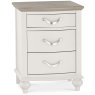 Montreux Grey Washed Oak & Soft Grey 3 Drawer Nightstand Montreux Grey Washed Oak & Soft Grey 3 Drawer Nightstand