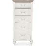 Ashley Grey Washed Oak & Soft Grey 5 Drawer Tall Chest Ashley Grey Washed Oak & Soft Grey 5 Drawer Tall Chest