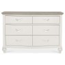 Ashley Grey Washed Oak & Soft Grey 6 Drawer Wide Chest Ashley Grey Washed Oak & Soft Grey 6 Drawer Wide Chest