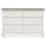 Montreux Grey Washed Oak & Soft Grey 6 Drawer Wide Chest Montreux Grey Washed Oak & Soft Grey 6 Drawer Wide Chest