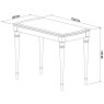 Ashley Grey Washed Oak & Soft Grey Bar Table Ashley Grey Washed Oak & Soft Grey Bar Table