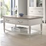 Ashley Grey Washed Oak & Soft Grey Coffee Table With Drawers Ashley Grey Washed Oak & Soft Grey Coffee Table With Drawers