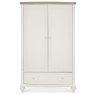 Ashley Grey Washed Oak & Soft Grey Double Wardrobe Ashley Grey Washed Oak & Soft Grey Double Wardrobe