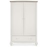 Montreux Grey Washed Oak & Soft Grey Double Wardrobe Montreux Grey Washed Oak & Soft Grey Double Wardrobe