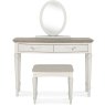 Ashley Grey Washed Oak & Soft Grey Dressing Table Set Ashley Grey Washed Oak & Soft Grey Dressing Table Set