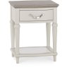 Ashley Grey Washed Oak & Soft Grey Lamp Table With Drawer Ashley Grey Washed Oak & Soft Grey Lamp Table With Drawer