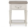 Montreux Grey Washed Oak & Soft Grey Lamp Table With Drawer Montreux Grey Washed Oak & Soft Grey Lamp Table With Drawer