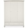 Montreux Grey Washed Oak & Soft Grey Triple Wardrobe Montreux Grey Washed Oak & Soft Grey Triple Wardrobe