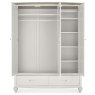 Ashley Grey Washed Oak & Soft Grey Triple Wardrobe Ashley Grey Washed Oak & Soft Grey Triple Wardrobe