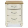 Ashley Pale Oak & Antique White 3 Drawer Nightstand Ashley Pale Oak & Antique White 3 Drawer Nightstand