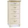 Ashley Pale Oak & Antique White 5 Drawer Tall Chest Ashley Pale Oak & Antique White 5 Drawer Tall Chest