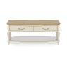 Ashley Pale Oak & Antique White Coffee Table With Drawers Ashley Pale Oak & Antique White Coffee Table With Drawers