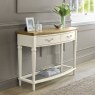 Ashley Pale Oak & Antique White Console Table With Drawers Ashley Pale Oak & Antique White Console Table With Drawers