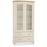 Ashley Pale Oak & Antique White Display Cabinet Ashley Pale Oak & Antique White Display Cabinet