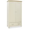 Ashley Pale Oak & Antique White Double Wardrobe Ashley Pale Oak & Antique White Double Wardrobe