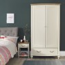 Ashley Pale Oak & Antique White Double Wardrobe Ashley Pale Oak & Antique White Double Wardrobe