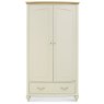 Ashley Pale Oak & Antique White Double Wardrobe Ashley Pale Oak & Antique White Double Wardrobe