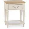 Ashley Pale Oak & Antique White Lamp Table With Drawer Ashley Pale Oak & Antique White Lamp Table With Drawer