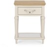 Ashley Pale Oak & Antique White Lamp Table With Drawer Ashley Pale Oak & Antique White Lamp Table With Drawer