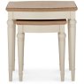 Ashley Pale Oak & Antique White Nest Of Lamp Tables Ashley Pale Oak & Antique White Nest Of Lamp Tables