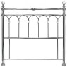 Krystal Antique Nickel Headboard Double 135cm