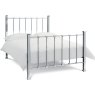 Madison Shiny Nickel Bedstead Double 135cm