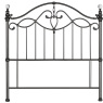Elena Black Nickel Headboard Double 135cm Elena Black Nickel Headboard Double 135cm