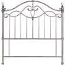 Elena Shiny Nickel Headboard Small Double 122cm