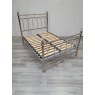 Krystal Shiny Chrome Bedstead Double 135cm Krystal Shiny Chrome Bedstead Double 135cm