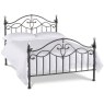 Elena Black Nickel Bedstead Small Double 122cm Elena Black Nickel Bedstead Small Double 122cm