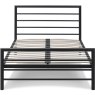 Urban Matt Black Bedstead Double 135cm Urban Matt Black Bedstead Double 135cm