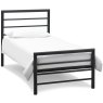 Urban Matt Black Bedstead Single 90cm Urban Matt Black Bedstead Single 90cm