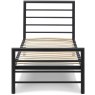 Urban Matt Black Bedstead Single 90cm Urban Matt Black Bedstead Single 90cm