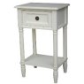 Emily Off White Bedside Table