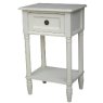 Emily Off White Bedside Table