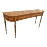 Powerscourt Dark Burl Large Concave Console Table With 2 Drawers Powerscourt Dark Burl Large Concave Console Table With 2 Drawers