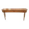 Powerscourt Dark Burl Large Concave Console Table With 2 Drawers Powerscourt Dark Burl Large Concave Console Table With 2 Drawers