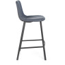 Vintage Blue Pu Counter Stool Vintage Blue Pu Counter Stool
