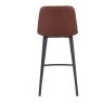 Vintage Cognac Pu Counter Stool Vintage Cognac Pu Counter Stool