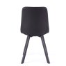 Vintage Black Pu Chair with Metal Leg Vintage Black Pu Chair with Metal Leg