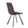 Vintage Taupe Pu Chair with Metal Leg Vintage Taupe Pu Chair with Metal Leg