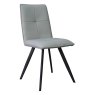 Capo Ivory Pu Chair with Metal Leg