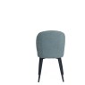 Clio Light Green Fabric Chair with Antracite Grey Metal Leg Clio Light Green Fabric Chair with Antracite Grey Metal Leg