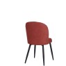Clio Red Fabric Chair with Antracite Grey Metal Leg Clio Red Fabric Chair with Antracite Grey Metal Leg