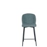 Clio Light Green Fabric Counter Stool