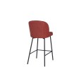 Clio Red Fabric Counter Stool Clio Red Fabric Counter Stool