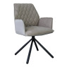 George Ivory Dining Chair with Metal Leg George Ivory Dining Chair with Metal Leg