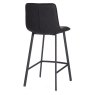 Louise Pu Vintage Black Counter Stool Louise Pu Vintage Black Counter Stool