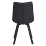 Louise Pu Vintage Black Chair with Anthracite Grey Metal Leg Louise Pu Vintage Black Chair with Anthracite Grey Metal Leg